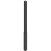 Barrier posts | Steel tube 70 x 70 mm | removable, with 8 mm triangular lock | hot-dip galvanized | with 2 eyelets